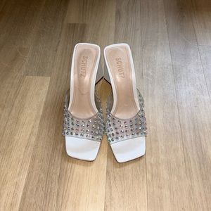 Schutz Size 8 rhinestone heels